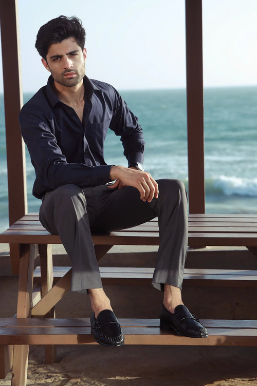 Black Men Formal Moccassins