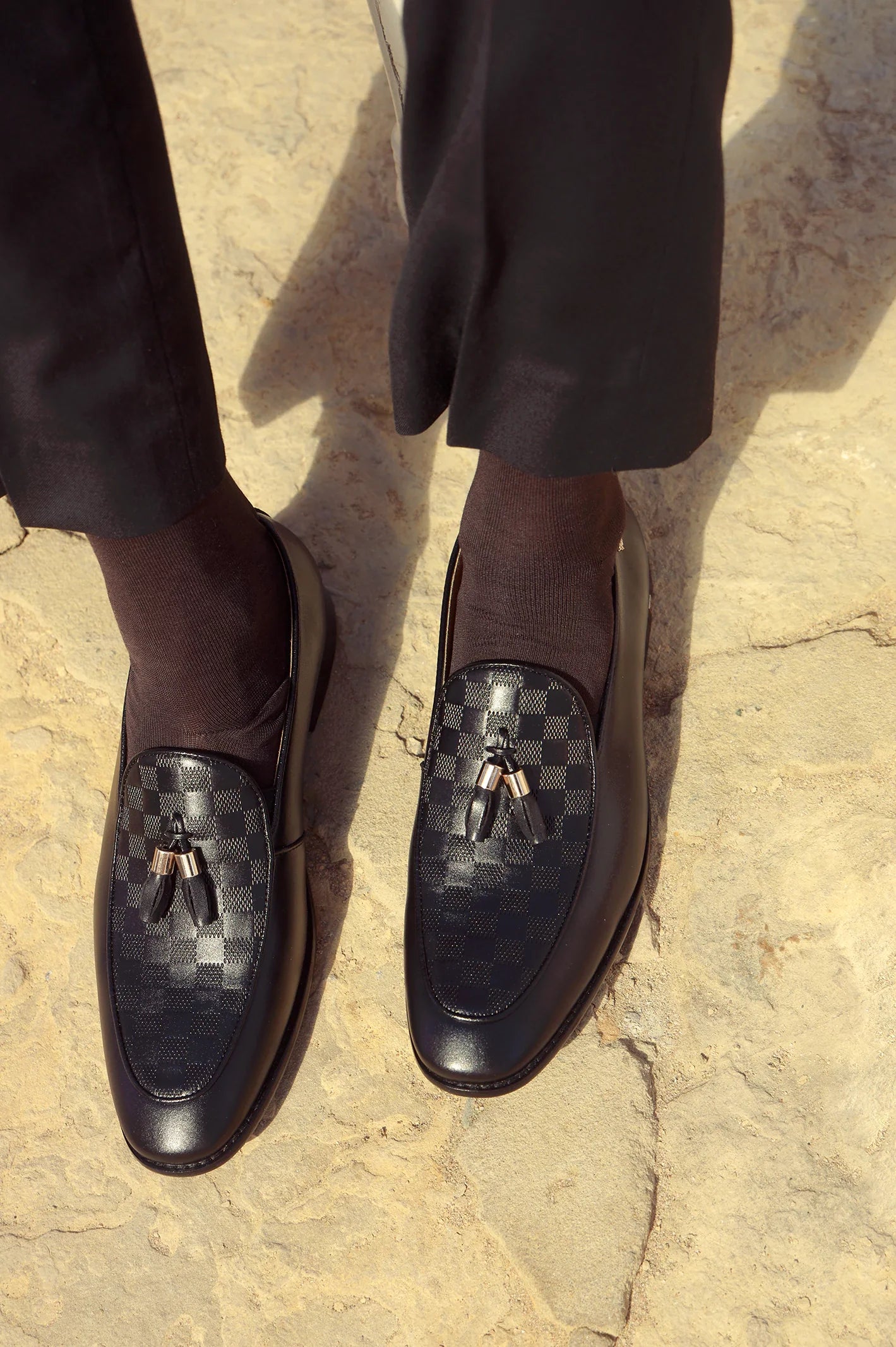 Black Formal Moccassins Shoes